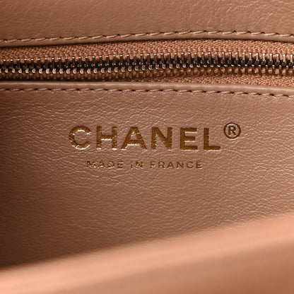 Chanel Caviar Quilted Medium Business Affinity Flap Beige 7 of 10