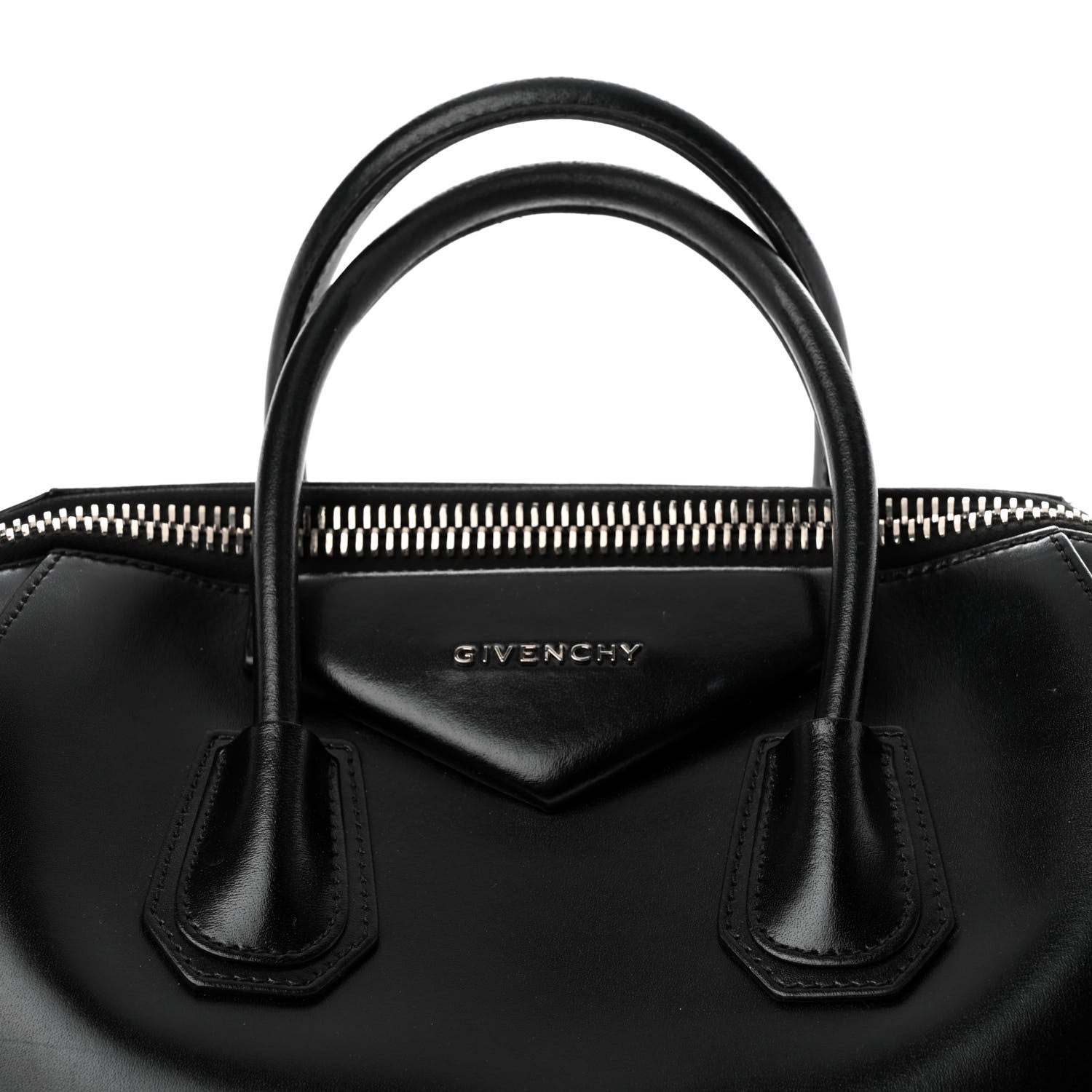 Givenchy Shiny Lord Calfskin Medium Antigona Black 8 of 12