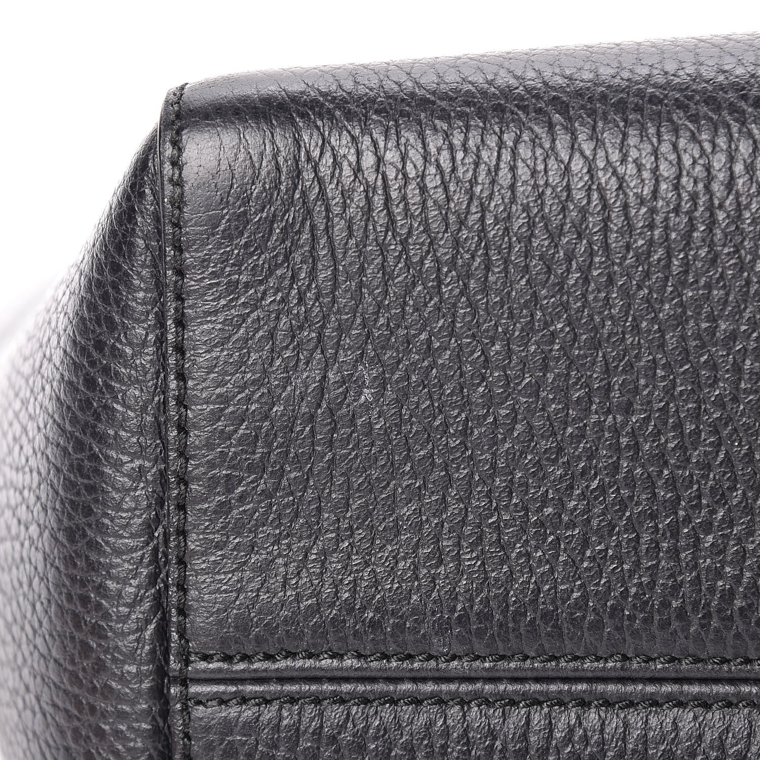 Gucci Pebbled Calfskin Small Swing Tote Black 14 of 15