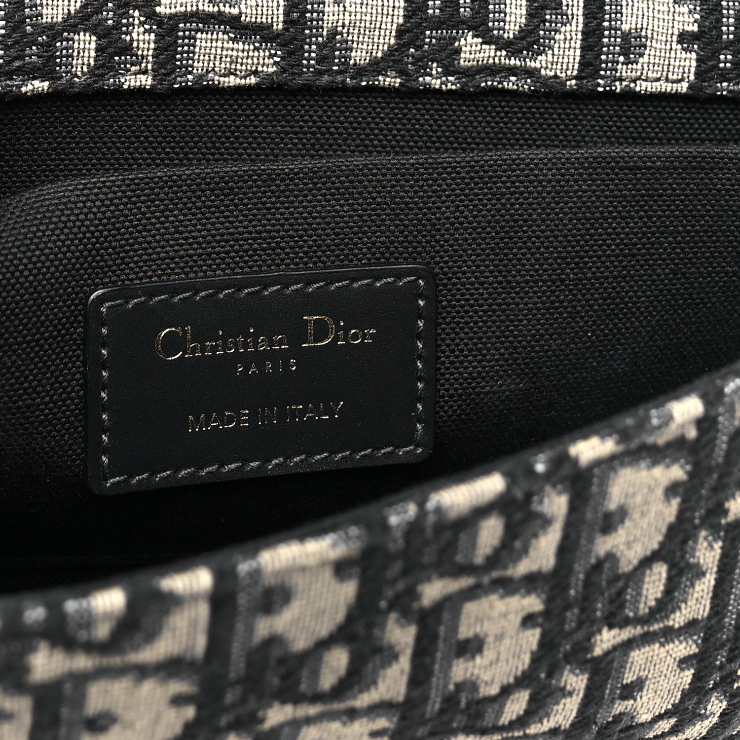 Christian Dior Oblique Small 30 Montaigne Flap Bag Blue 6 of 9