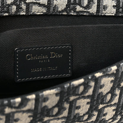 Christian Dior Oblique Small 30 Montaigne Flap Bag Blue 6 of 9