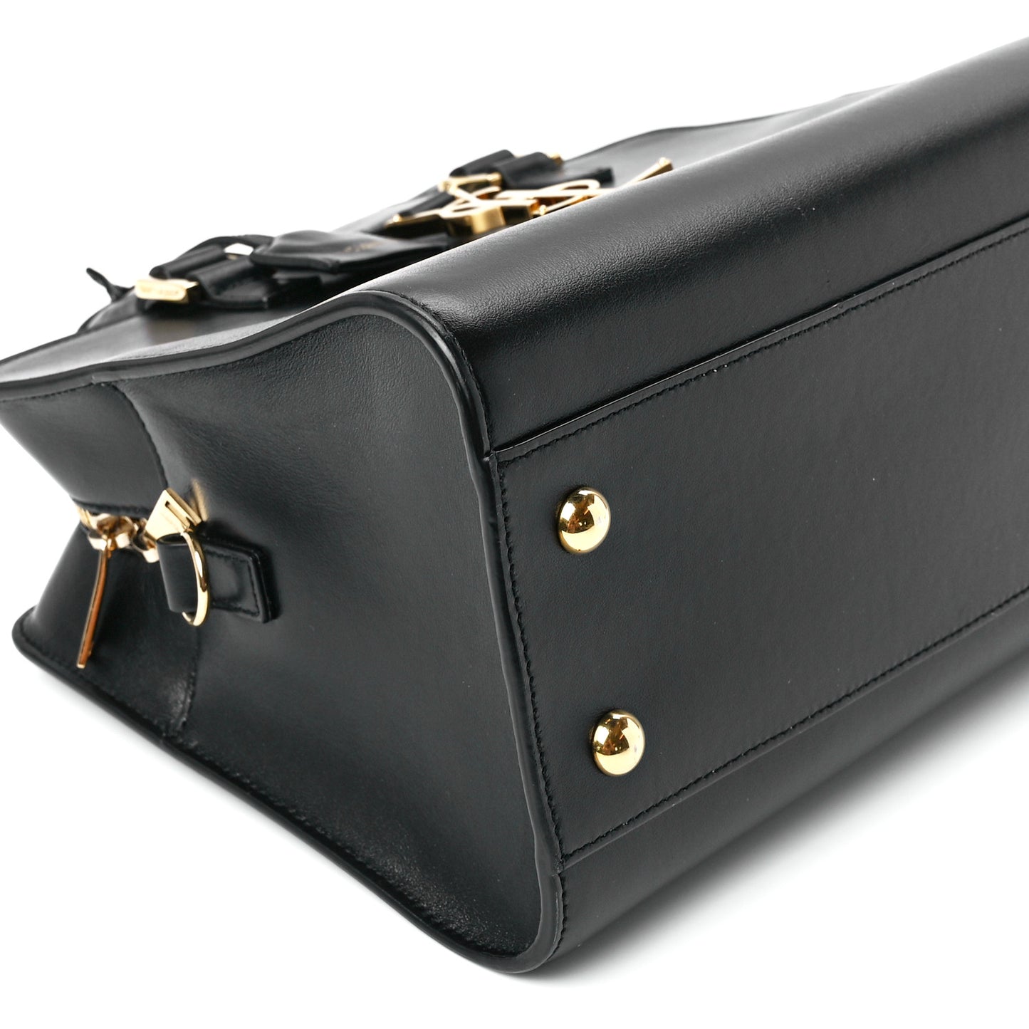 Calfskin Monogram Baby Cabas Black