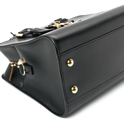 Saint Laurent Calfskin Monogram Baby Cabas Black 12 of 13