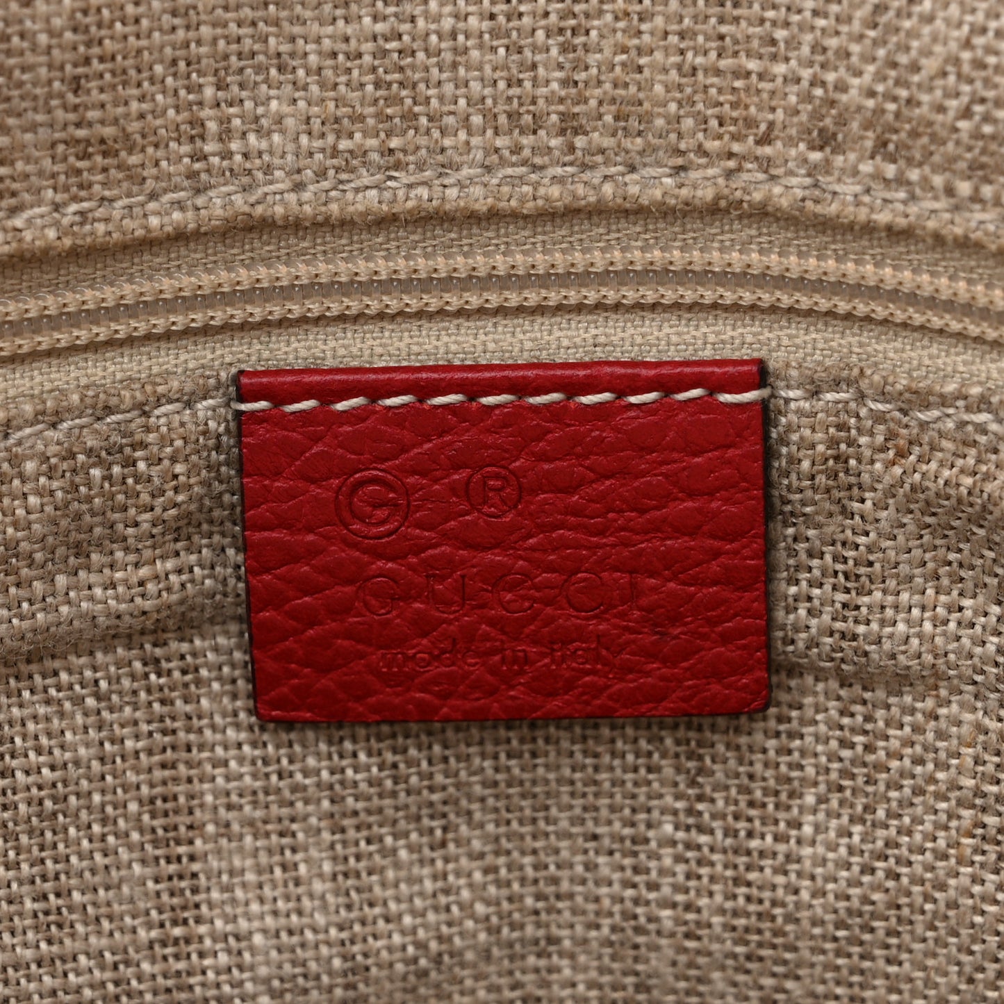 Monogram Medium Bree Shoulder Bag Red