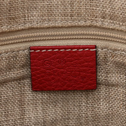 Gucci Monogram Medium Bree Shoulder Bag Red 7 of 14