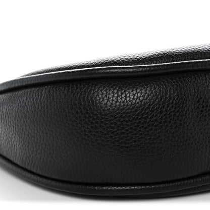 Marc Jacobs Grained Calfskin Dual Crescent Bag Black 9 of 10