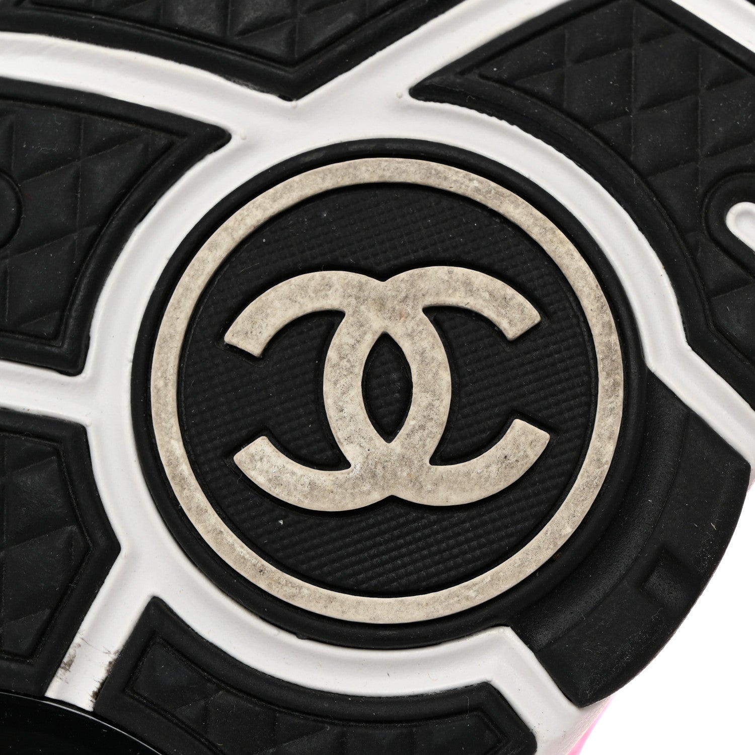 Chanel Tweed CC Sneakers 41 Pink 8 of 8