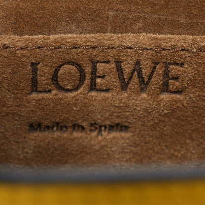 Loewe Grained Calfskin Mini Gate Crossbody Bag Yellow 6 of 15