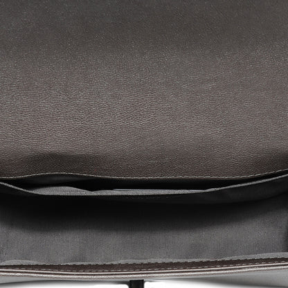 Chanel Calfskin Medium Boy Bag Flap Metallic Dark Silver 8 of 8