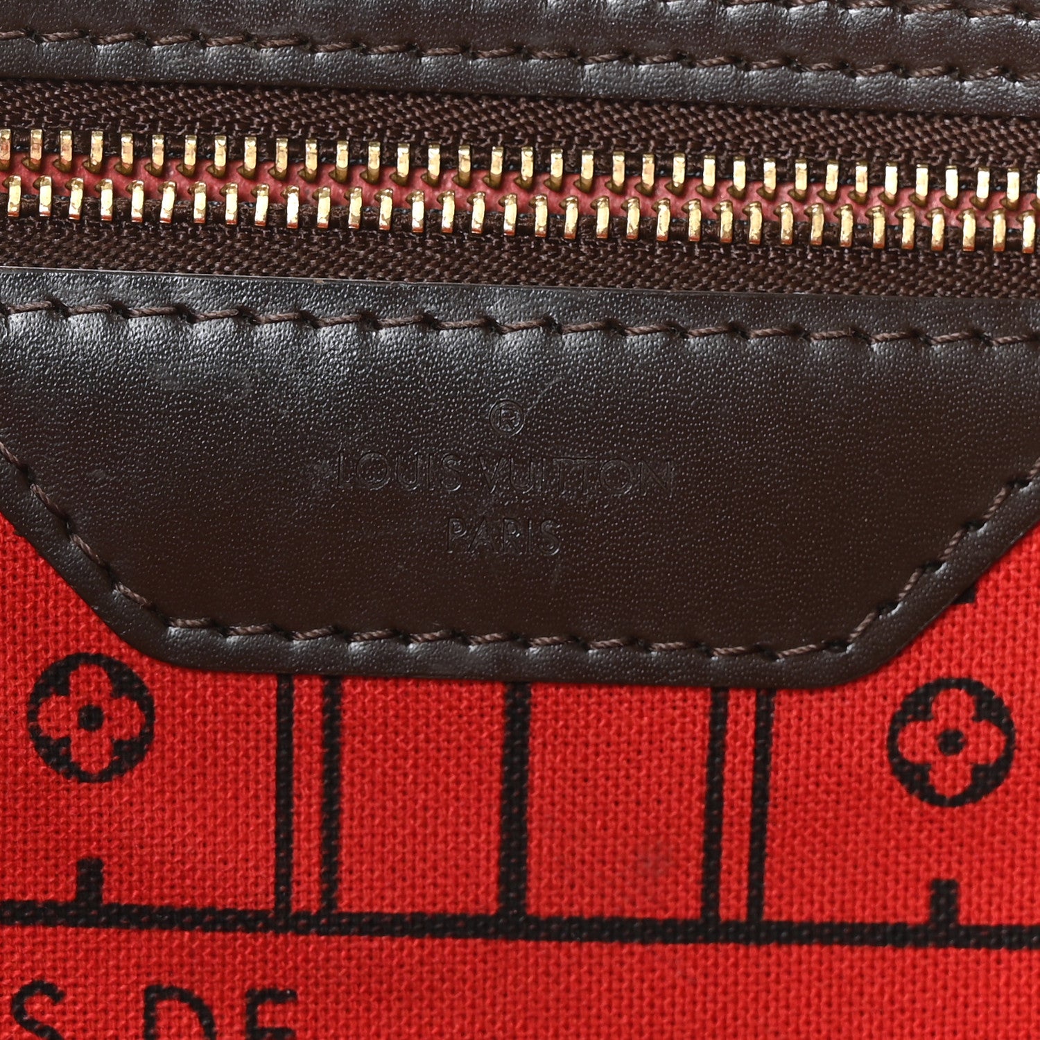 Louis Vuitton Damier Ebene Neverfull GM 6 of 12