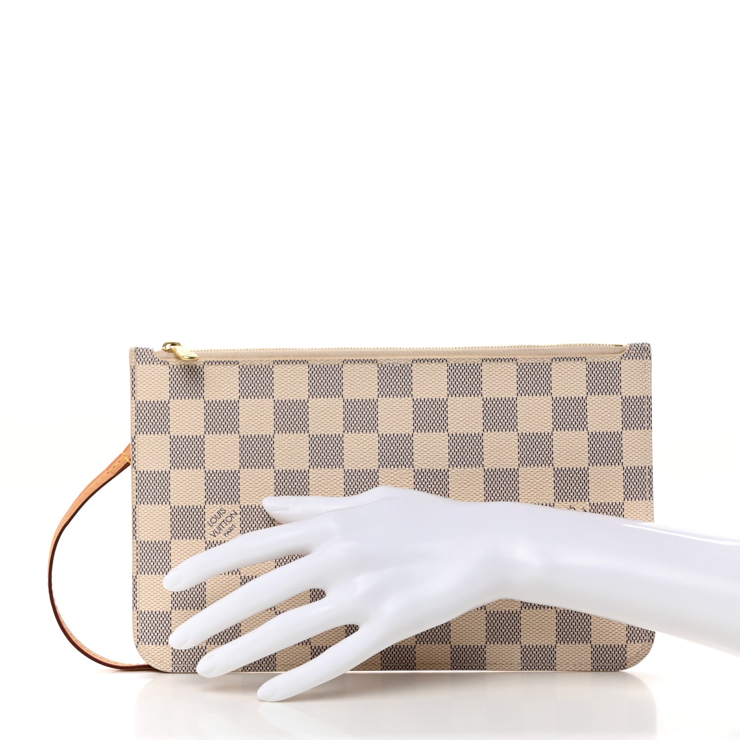 Louis Vuitton Damier Azur Neverfull MM GM Pochette 2 of 8