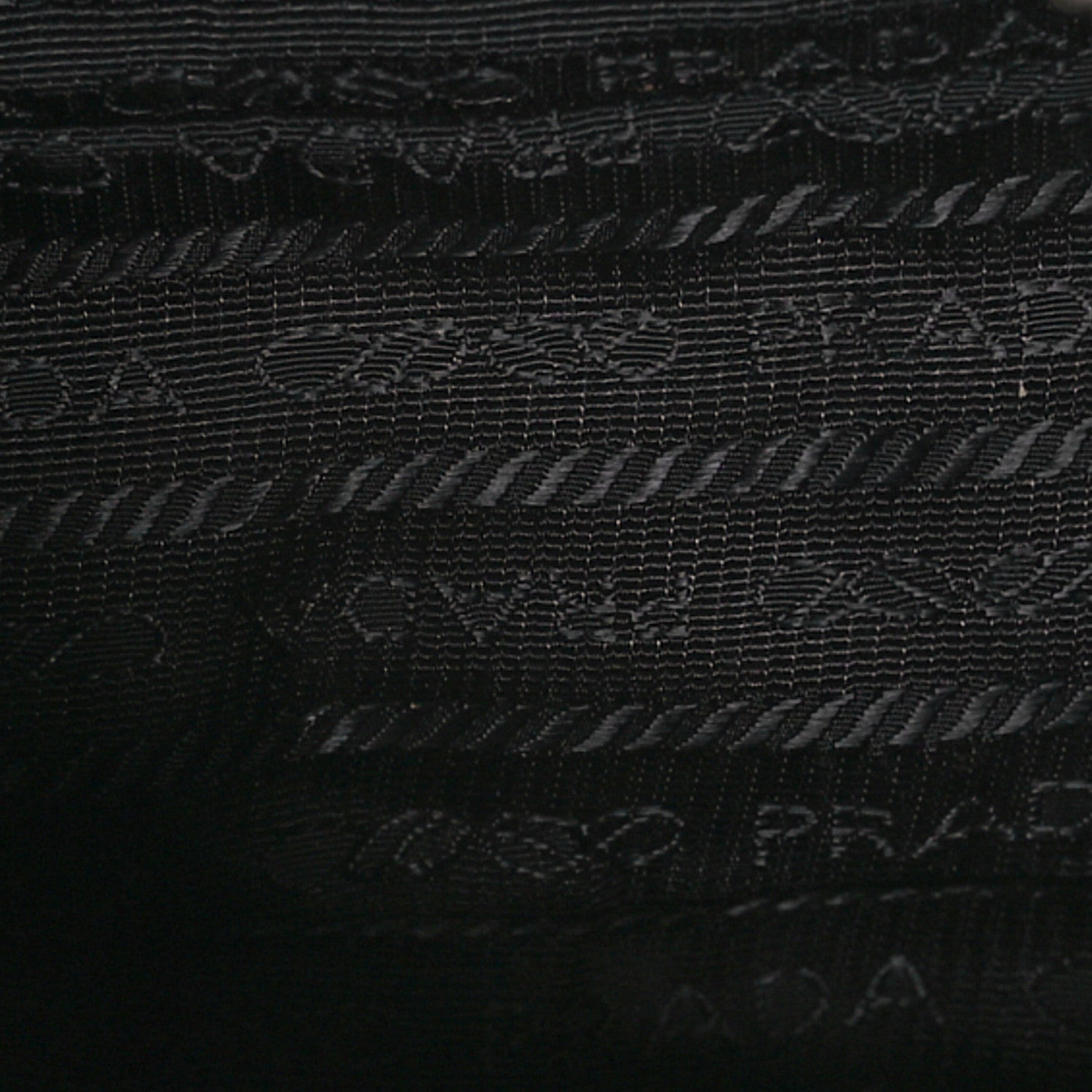 Prada Nylon Sequin Embellished Polka Dot Re-Edition 2005 Shoulder Bag Black 5 of 10