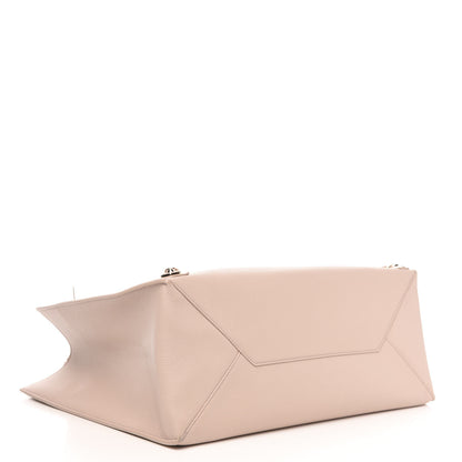 Balenciaga Grained Calfskin Gold Metallic Edge Hardware Papier A4 Tote Rose Poudre 4 of 11