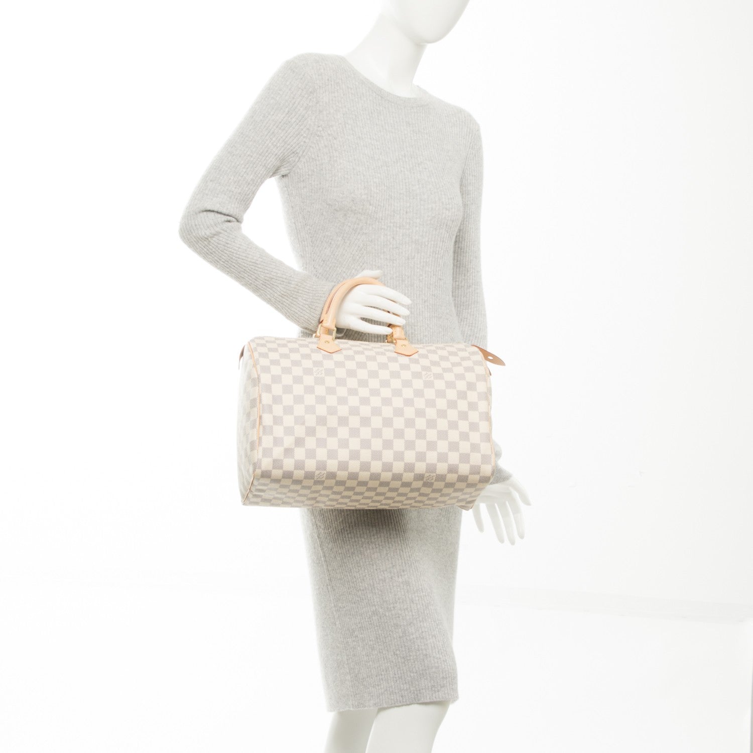 Louis Vuitton Damier Azur Speedy 35 2 of 16
