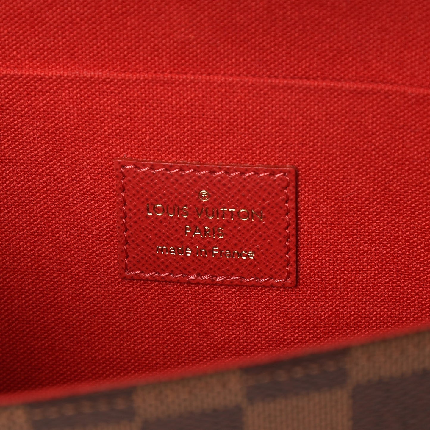 Damier Ebene Pochette Felicie Chain Wallet