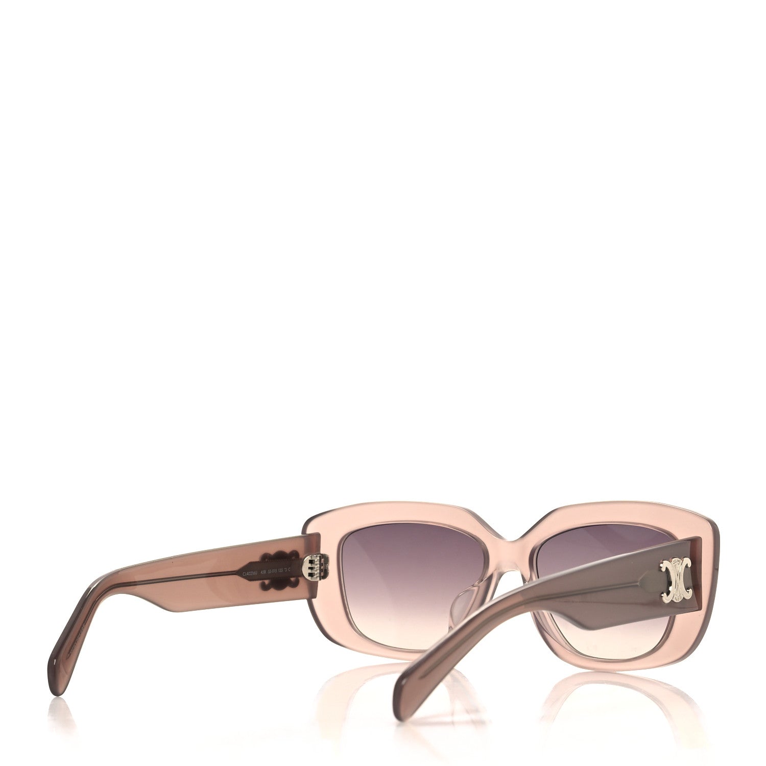 Celine Acetate Butterfly Triomphe Sunglasses CL40216U Violet 4 of 7
