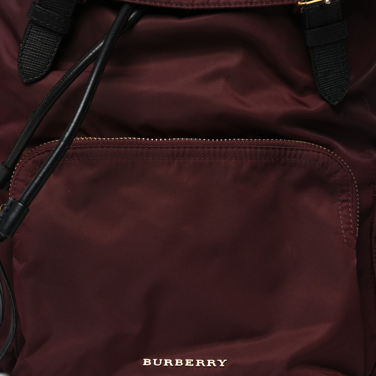 Nylon Large Rucksack Backpack Burgundy Red