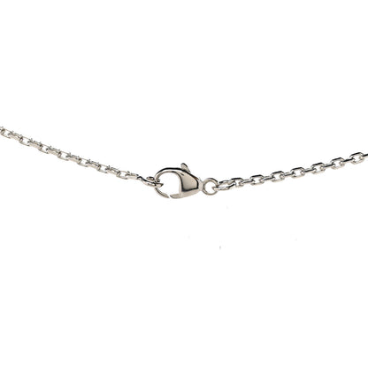 Hermes Lacquered Palladium Mini Pop H Pendant Necklace White 5 of 5