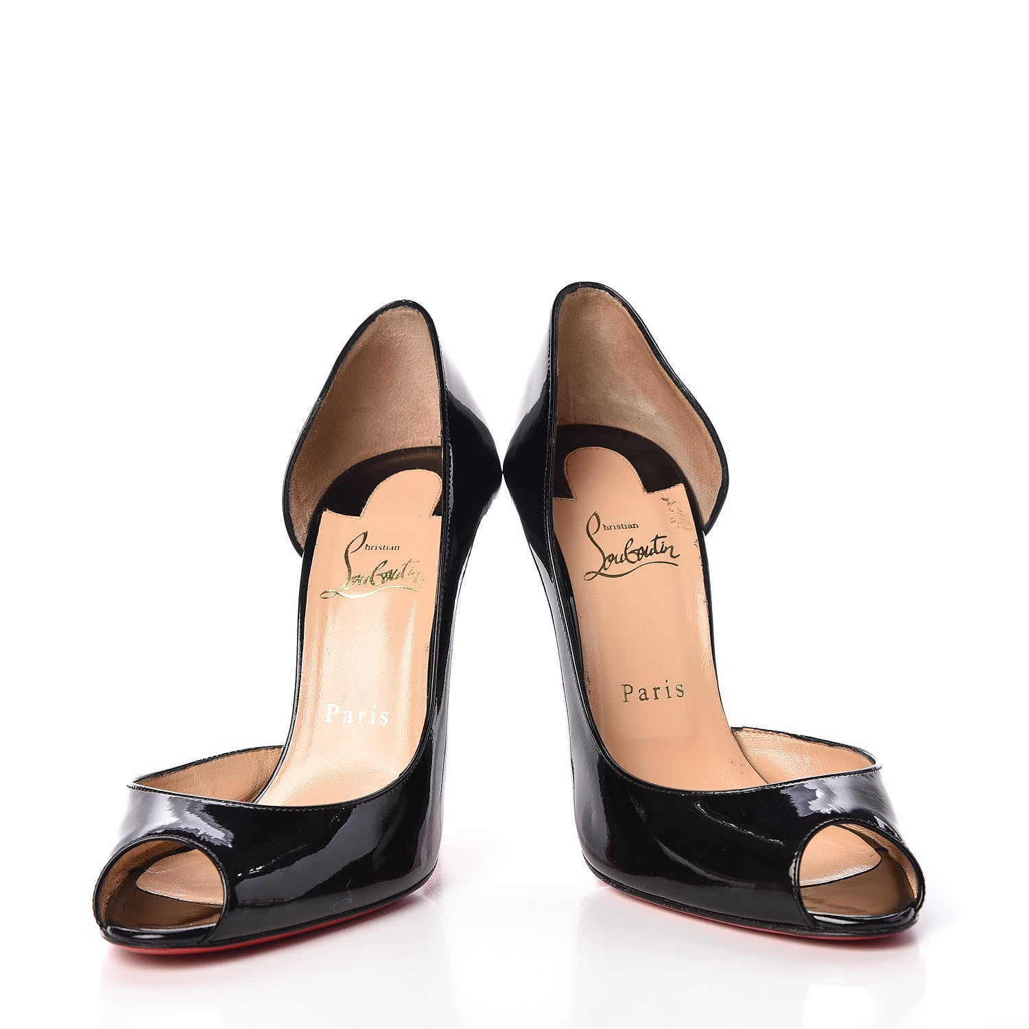 Christian Louboutin Patent Demi You 100 Pumps 39.5 Black 6 of 10