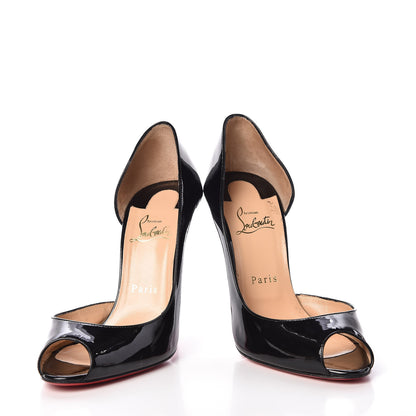 Christian Louboutin Patent Demi You 100 Pumps 39.5 Black 6 of 10