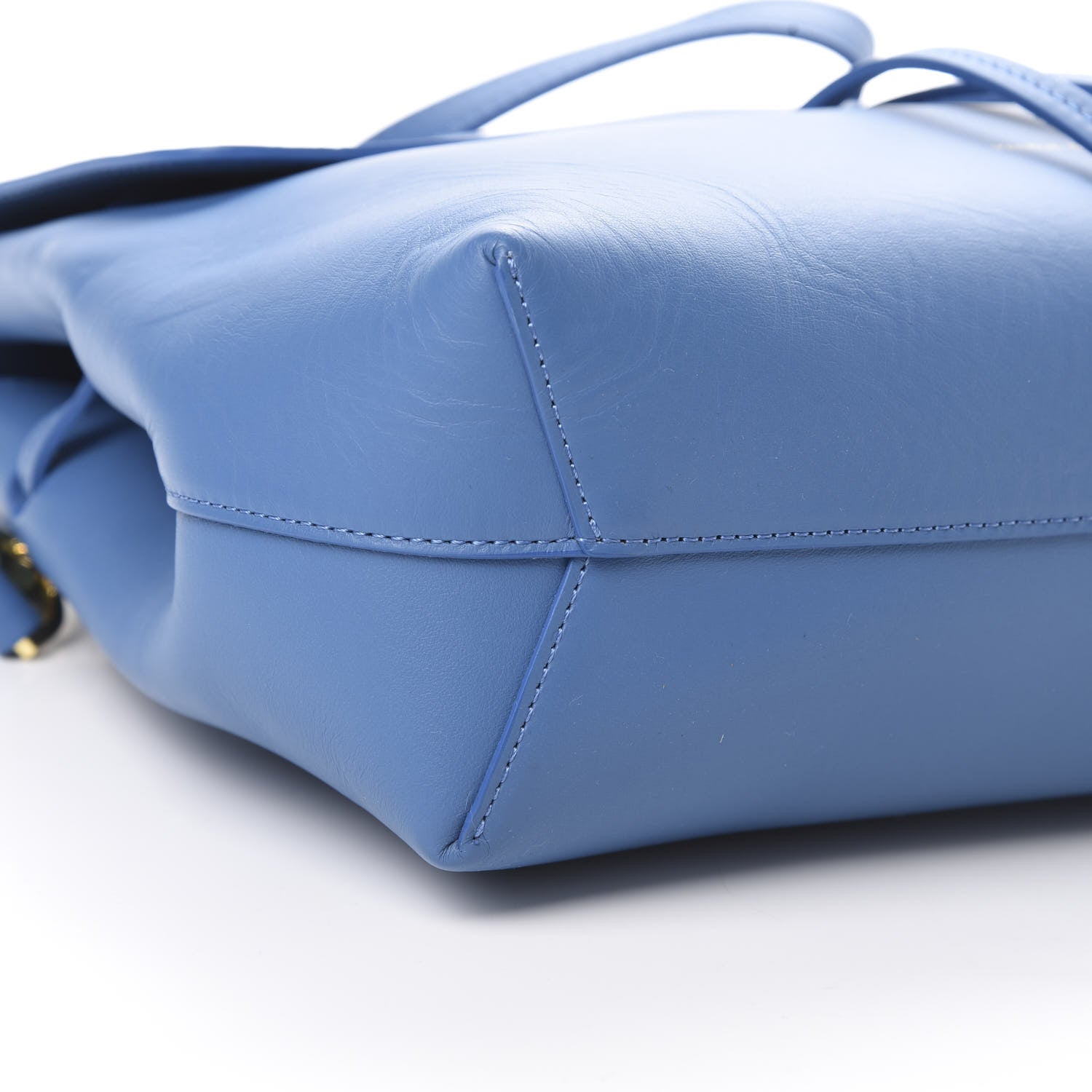 Mansur Gavriel Calfskin Mini Lady Bag Sea Blue 7 of 10