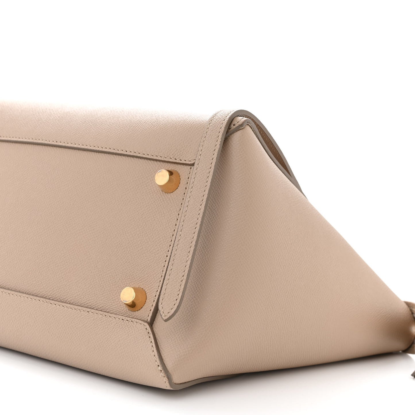 Grained Calfskin Mini Belt Bag Light Taupe