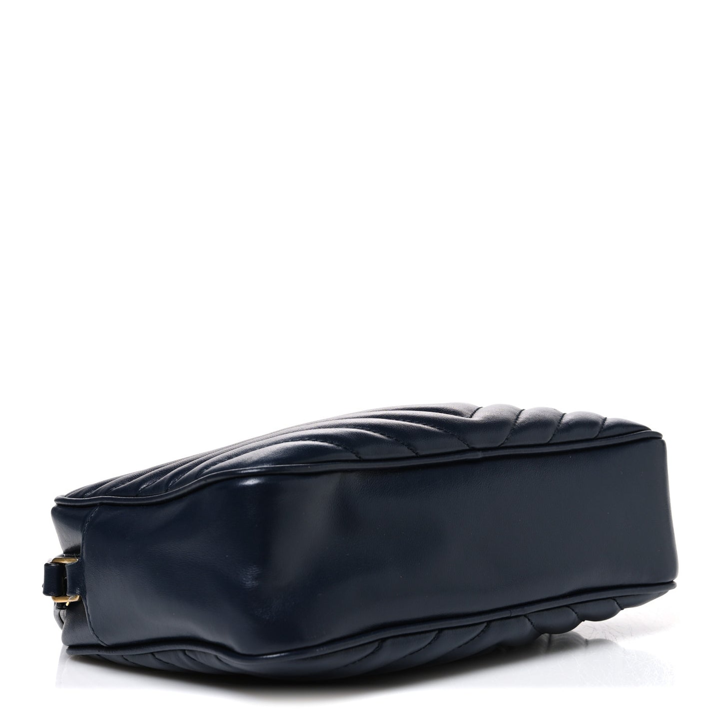 Calfskin Matelasse Monogram Lou Camera Bag Deep Marine