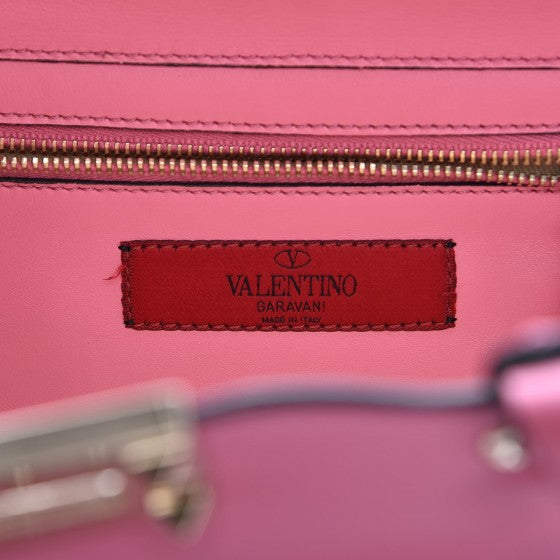 Valentino Garavani Vitello Small Rockstud Tote Ninphea 7 of 12