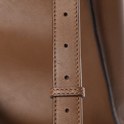 Fendi Vitello Seta Fabric Jacquard Pequin Medium Peekaboo Iconic Satchel Foresta Tobacco 11 of 16