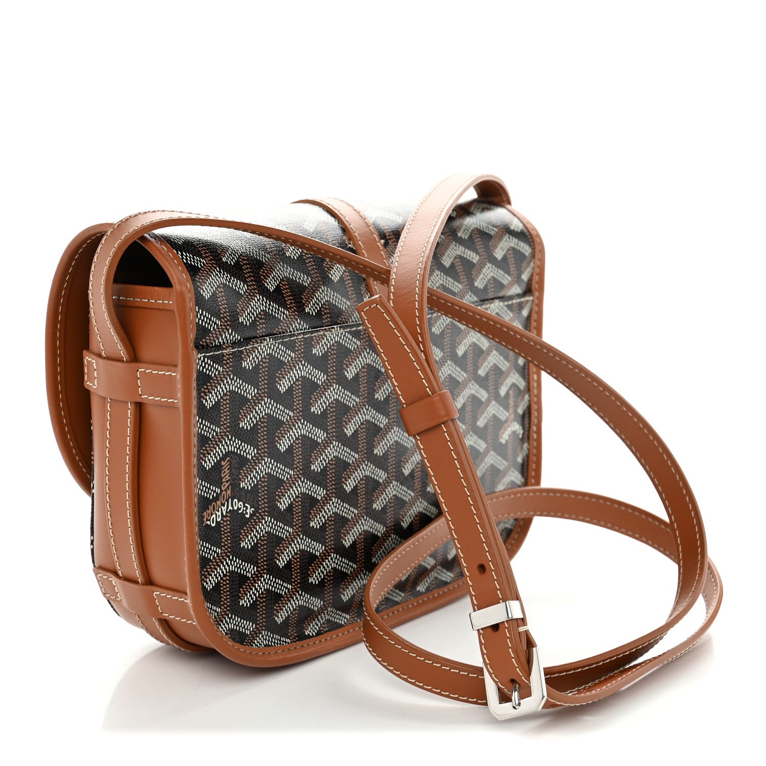Goyard Goyardine Belvedere II PM Messenger Bag Black Gold 3 of 11