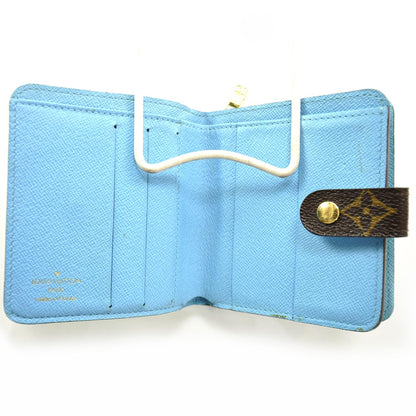 Louis Vuitton Monogram Groom Compact Zip Wallet Blue 5 of 7