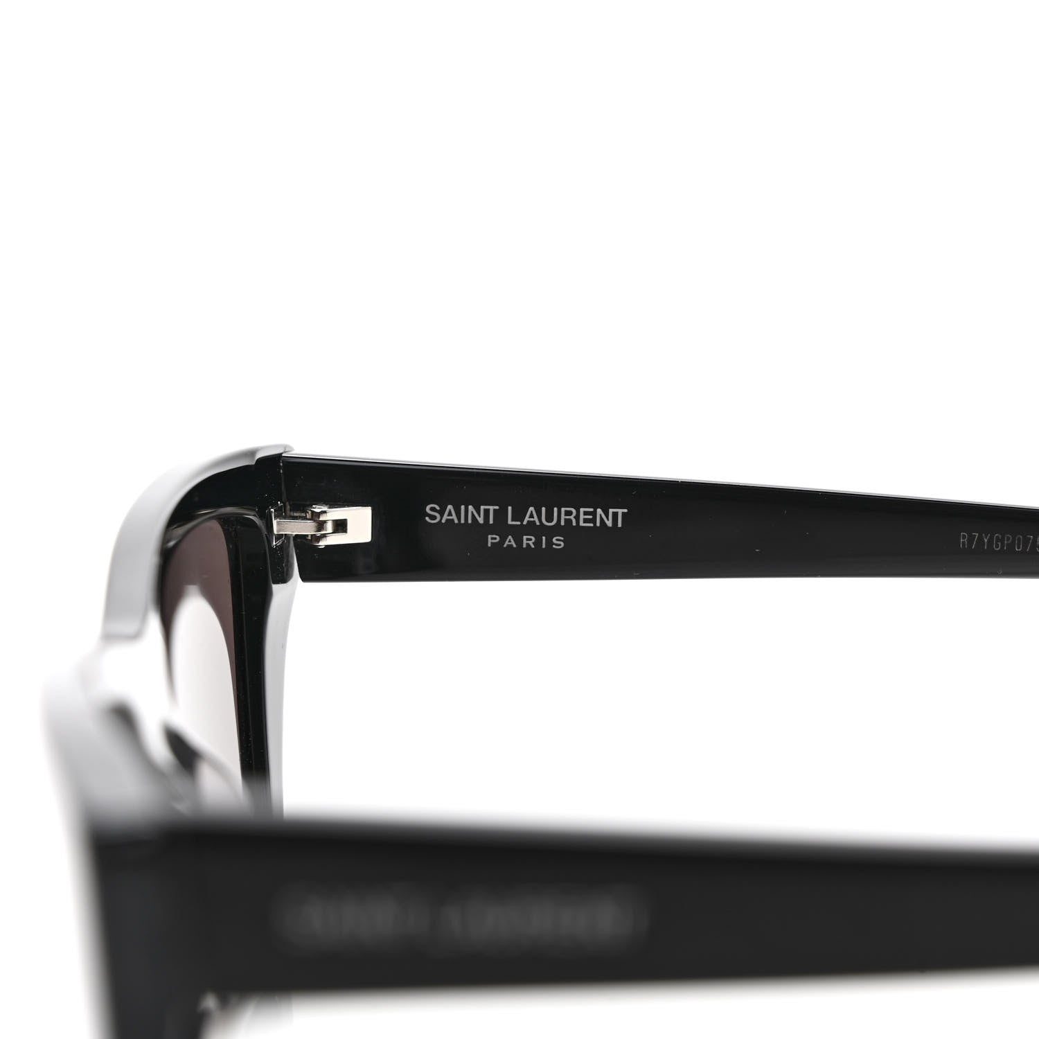 Saint Laurent Acetate Mica Cat Eye Sunglasses SL 276 Black 5 of 8