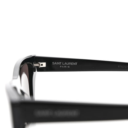 Saint Laurent Acetate Mica Cat Eye Sunglasses SL 276 Black 5 of 8