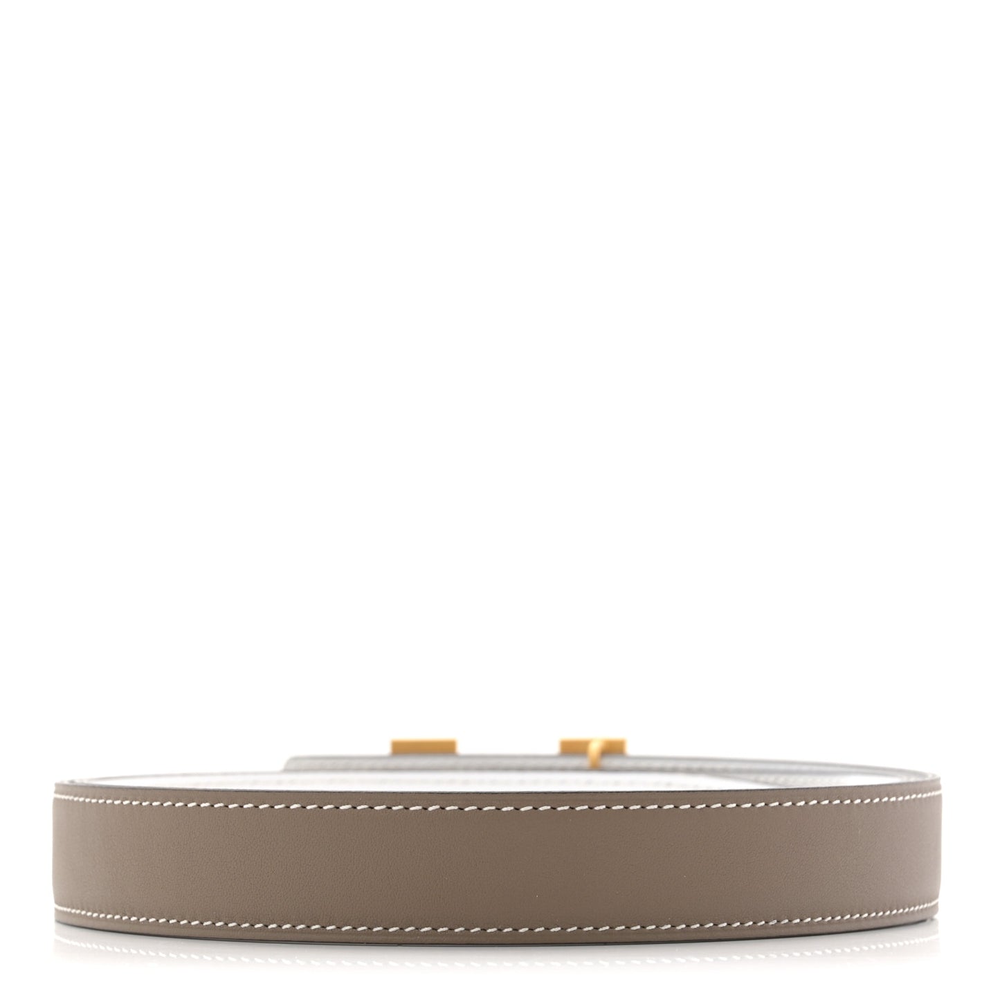 Epsom Swift 24mm Mini Constance H Belt 90 36 White Etoupe