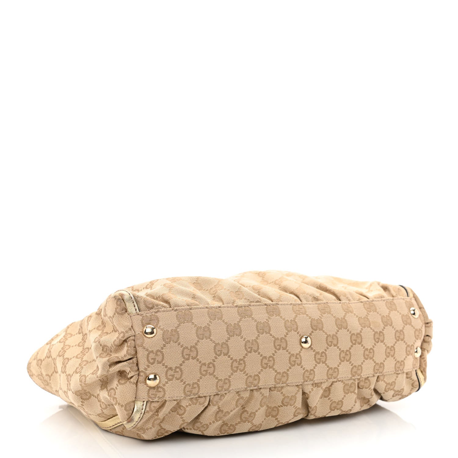Gucci Metallic Monogram D Gold Tote Gold 4 of 15