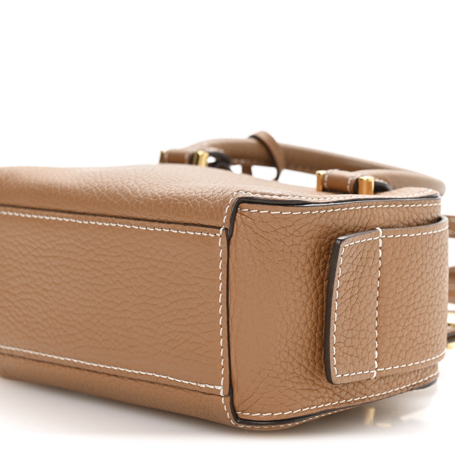Delvaux Taurillon Soft Nano Cool Box Satchel Vegetal Ivory 9 of 10