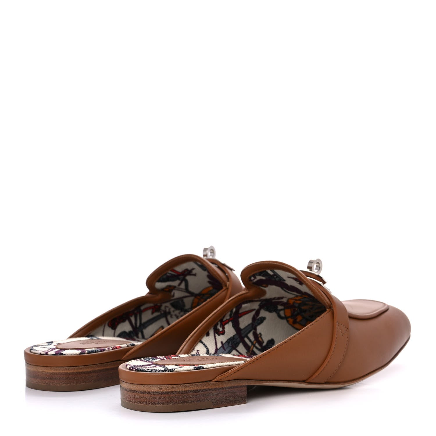 Hermes Goatskin Oz Mules 37.5 Palissandre 4 of 7