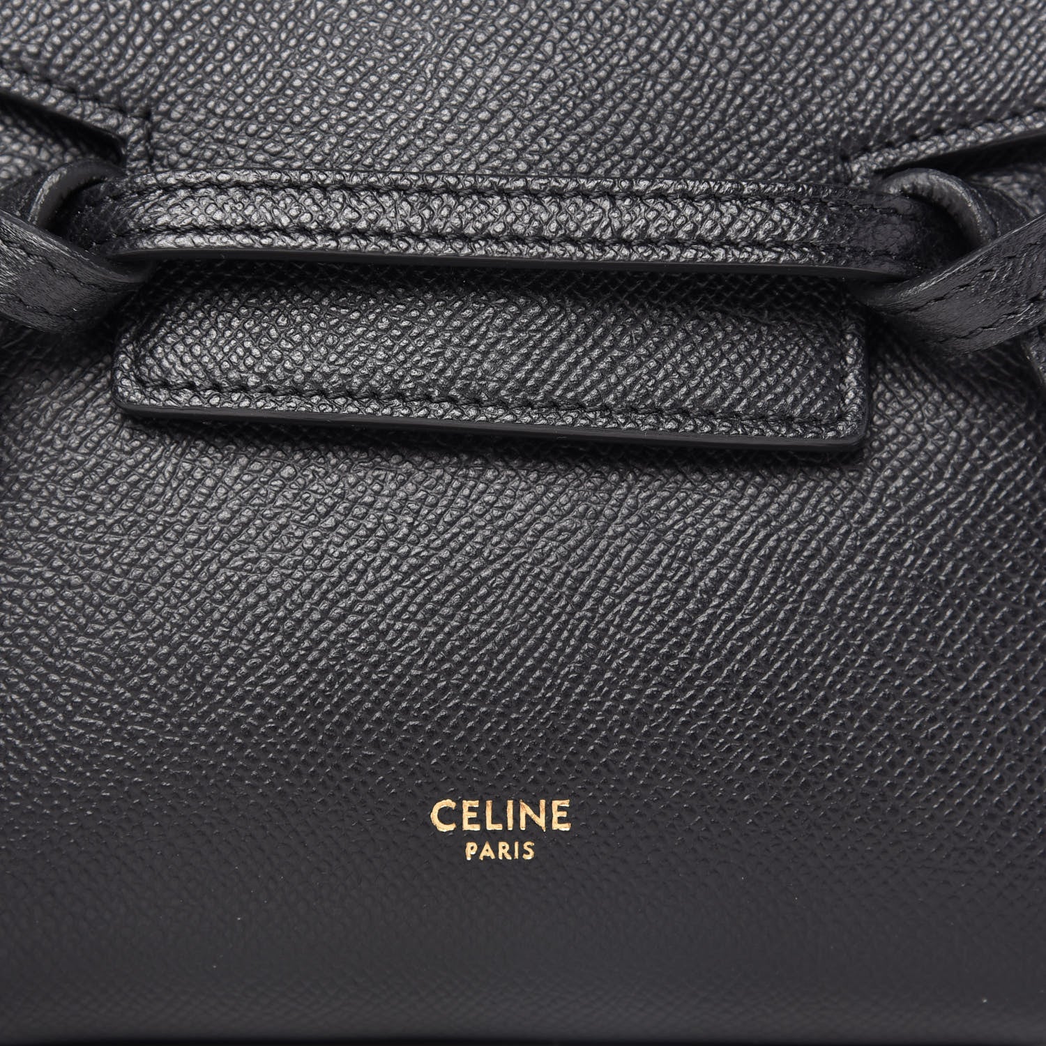Celine Grained Calfskin Pico Belt Bag Black 8 of 9