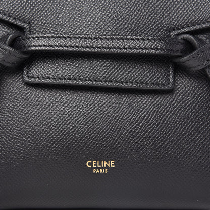 Celine Grained Calfskin Pico Belt Bag Black 8 of 9