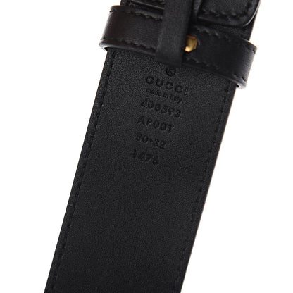 Gucci Calfskin Double G 40mm Belt 80 32 Black 5 of 5