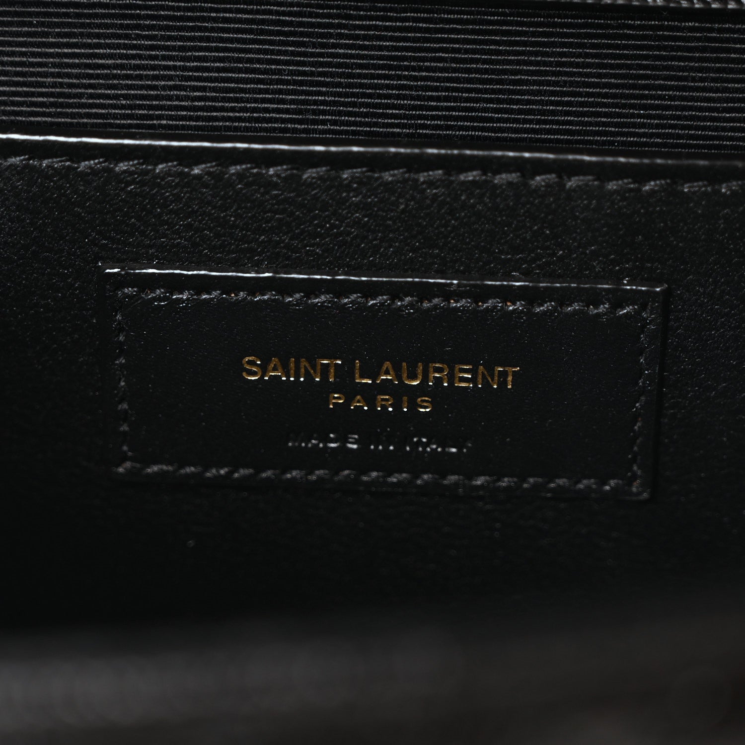 Saint Laurent Grain De Poudre Textured Mixed Matelasse Triquilt Medium Monogram Satchel Black 6 of 10