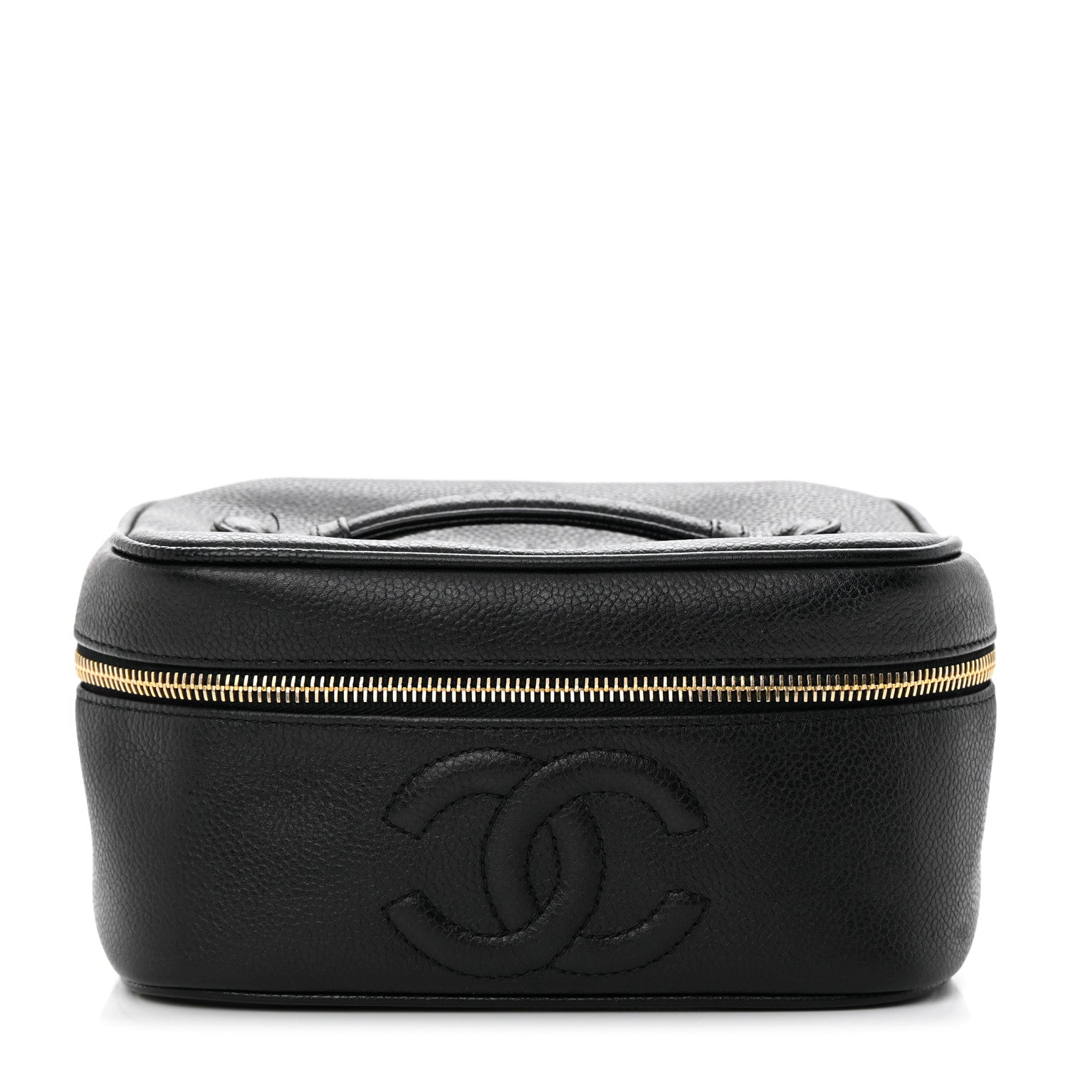 Chanel Caviar Vanity Cosmetic Case Black 1 of 13