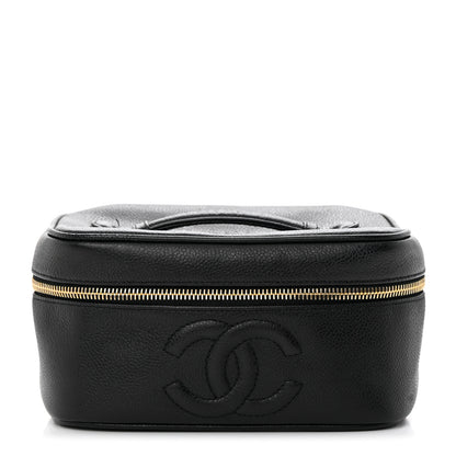 Chanel Caviar Vanity Cosmetic Case Black 1 of 13