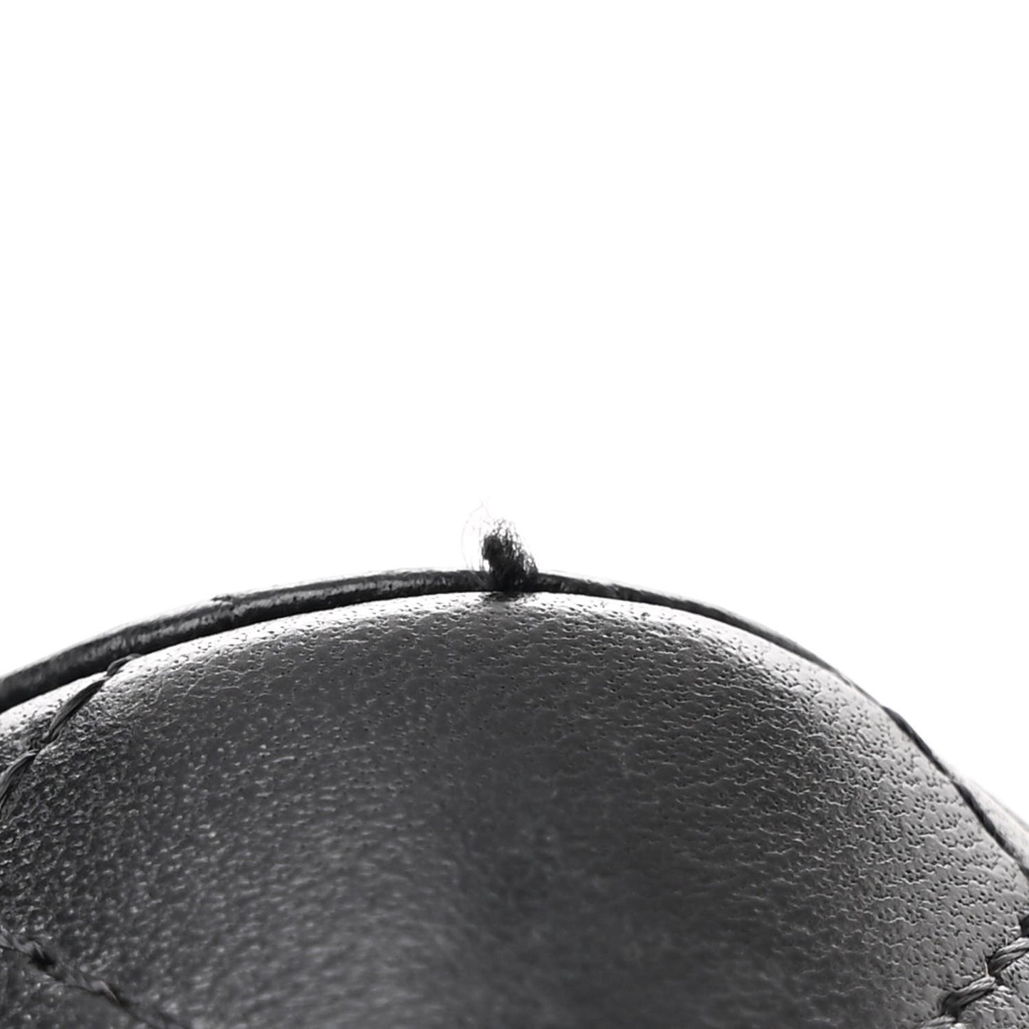 Lambskin Quilted Chic Riviera Top Handle Vanity Case Black