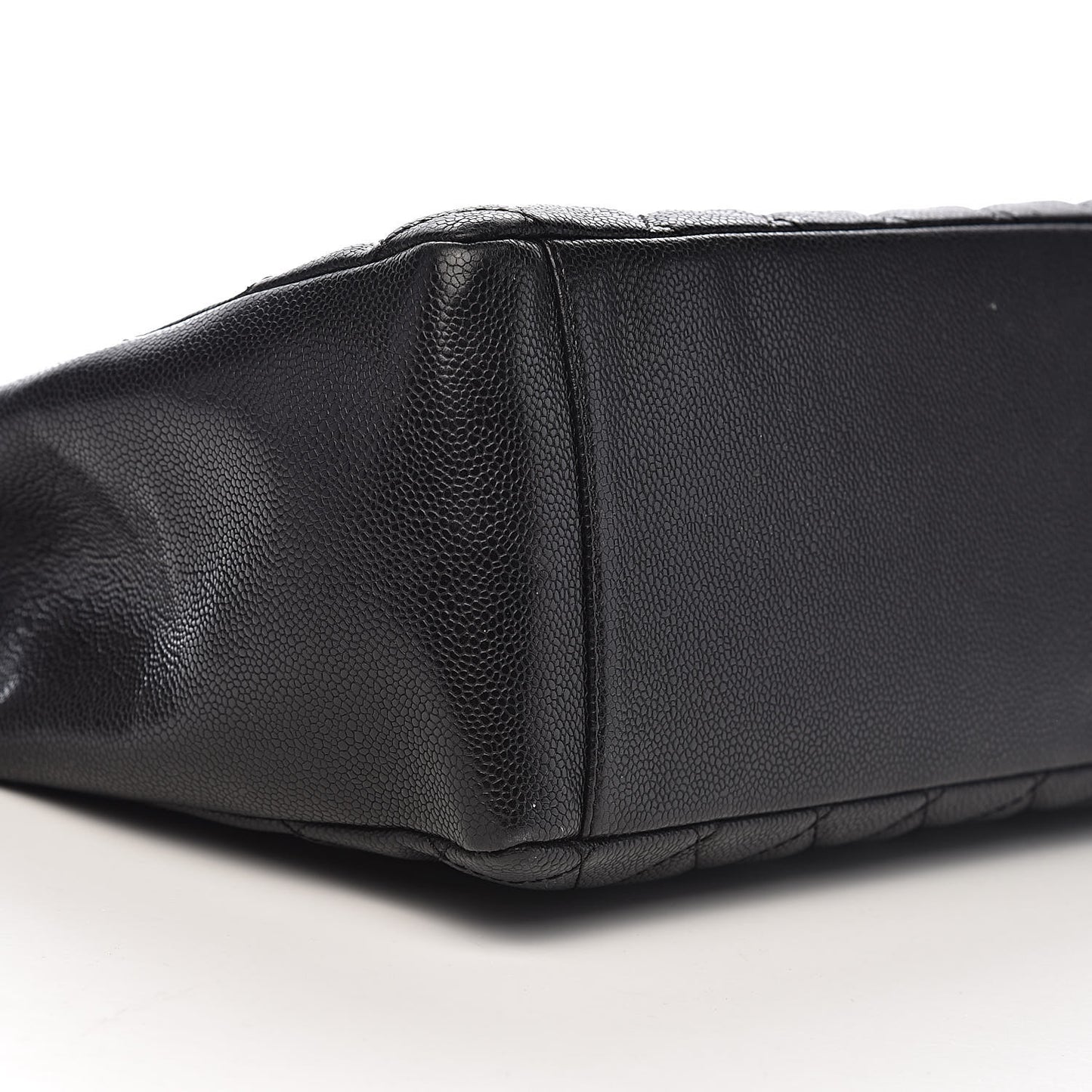 Caviar Quilted Grand Shopping Tote GST Black