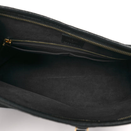Louis Vuitton Empreinte Monogram Giant CarryAll MM Black 6 of 9