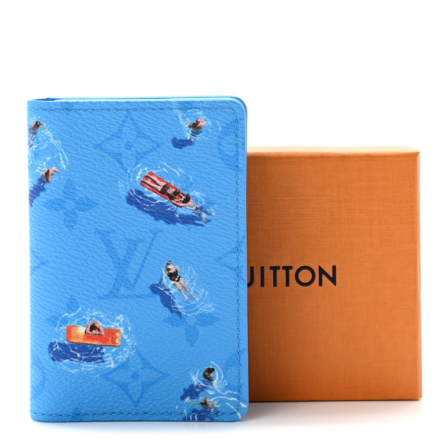 Louis Vuitton Monogram Sports Pocket Organizer Pool Blue 5 of 5