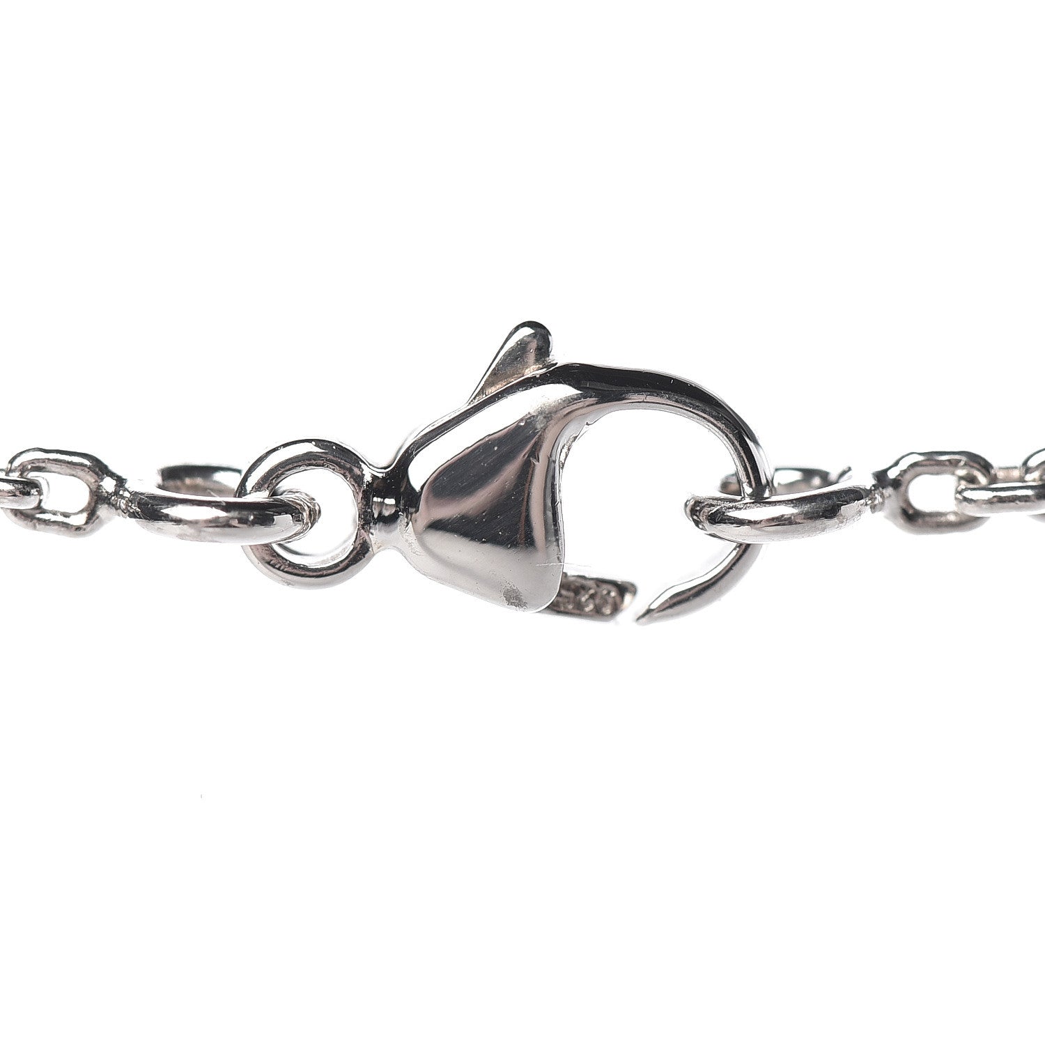 Louis Vuitton Sterling Silver Lockit Necklace 5 of 6