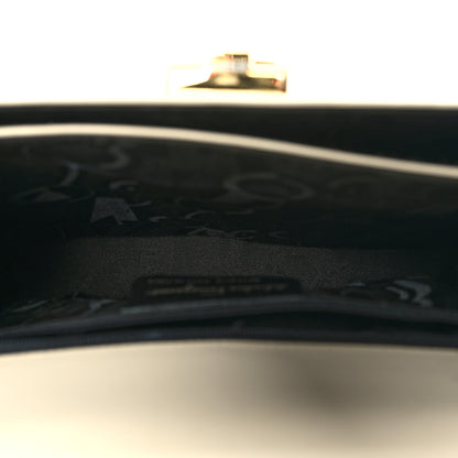 Salvatore Ferragamo Brushed Off Calfskin Iconic Large Top Handle Bag Magnolia 6 of 12