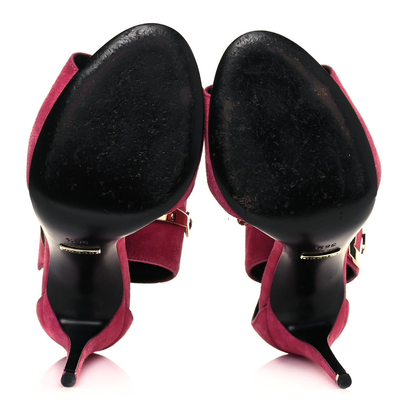 Suede Rooney Ankle Strap Sandals 36.5 Pink